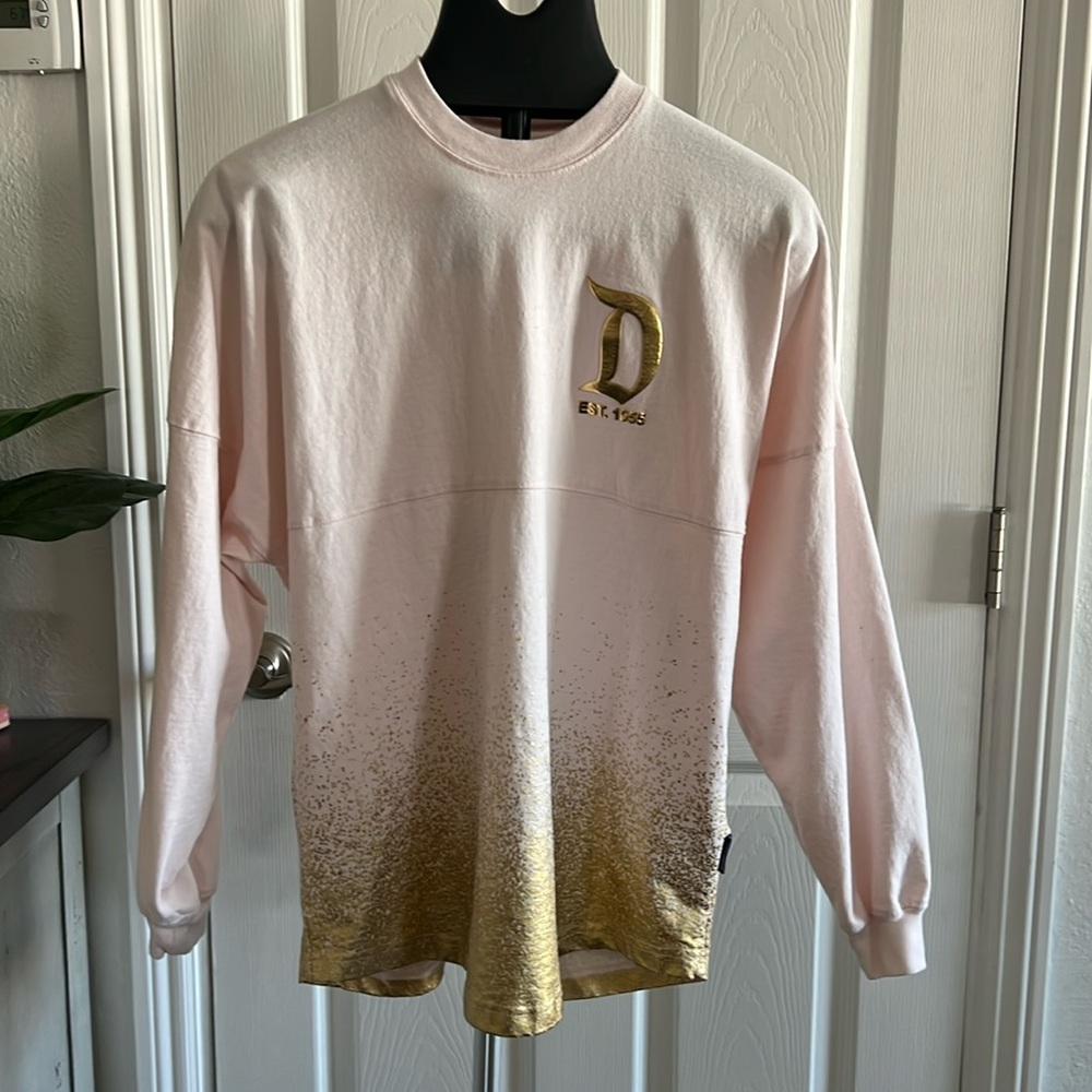 Disneyland Jersey rare pink and gold size S